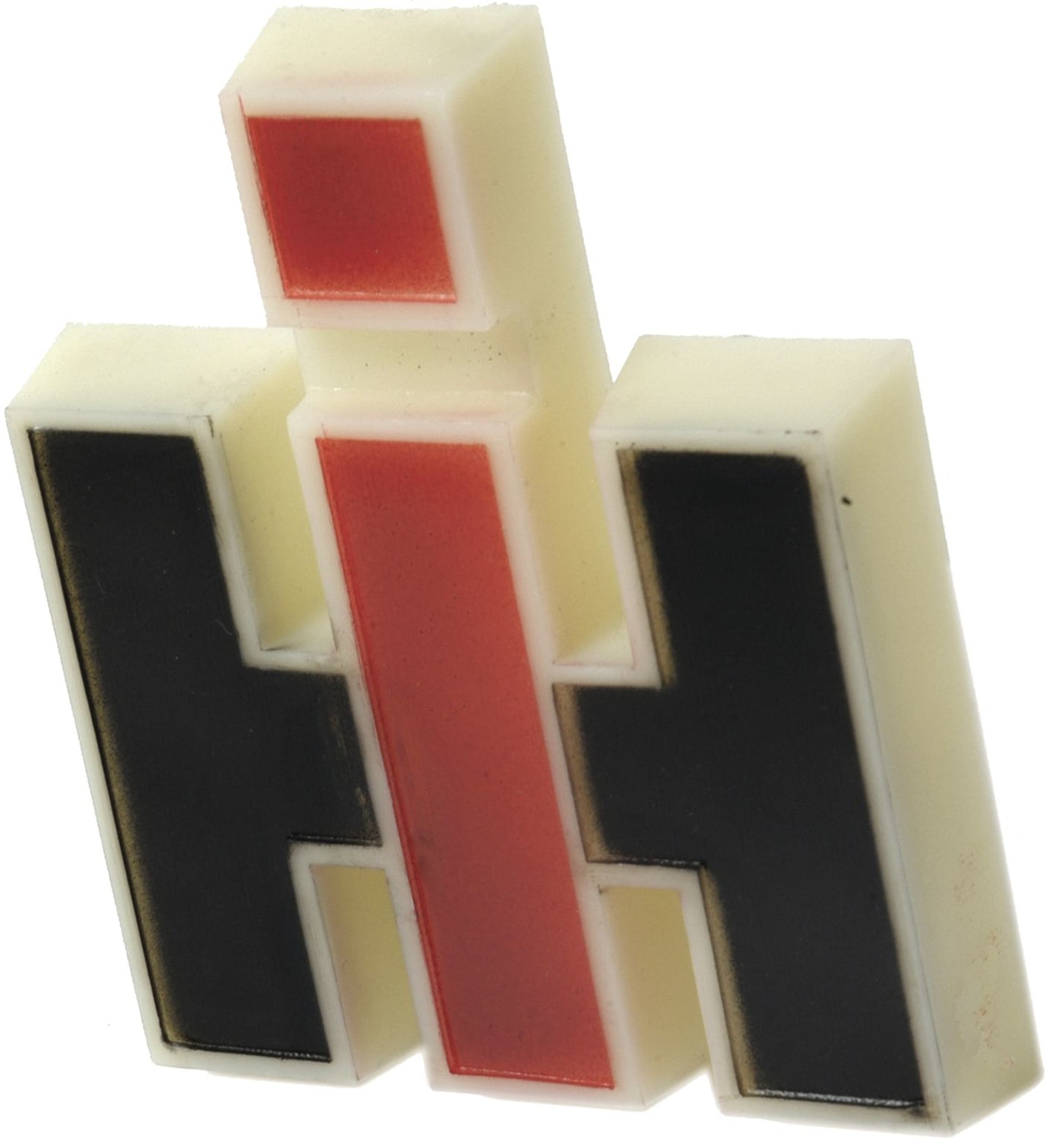 Typenschild "IH" Front für Traktor Case IH