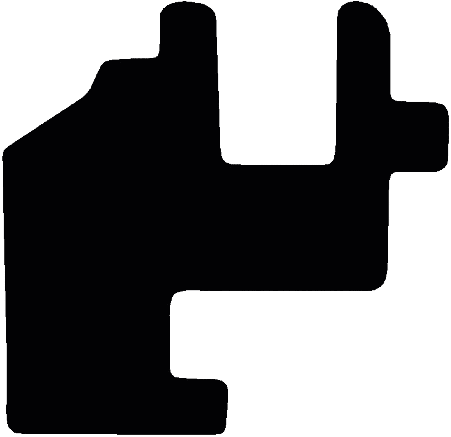 Fußmatte Velours schwarz, für Mercedes-Benz Traktor MB-Trac 700, 800, 900, 1000, 1100, mit Seitenschaltung, Bj. 76 – 91
