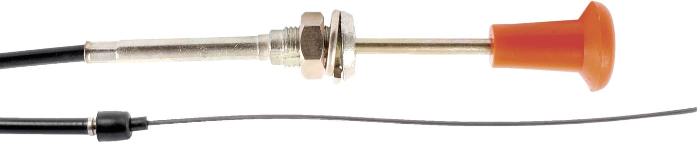 Bowdenzug 1.550 mm mit Zugknopf, für Absteller Traktor John Deere, Massey Ferguson, Motor Perkins