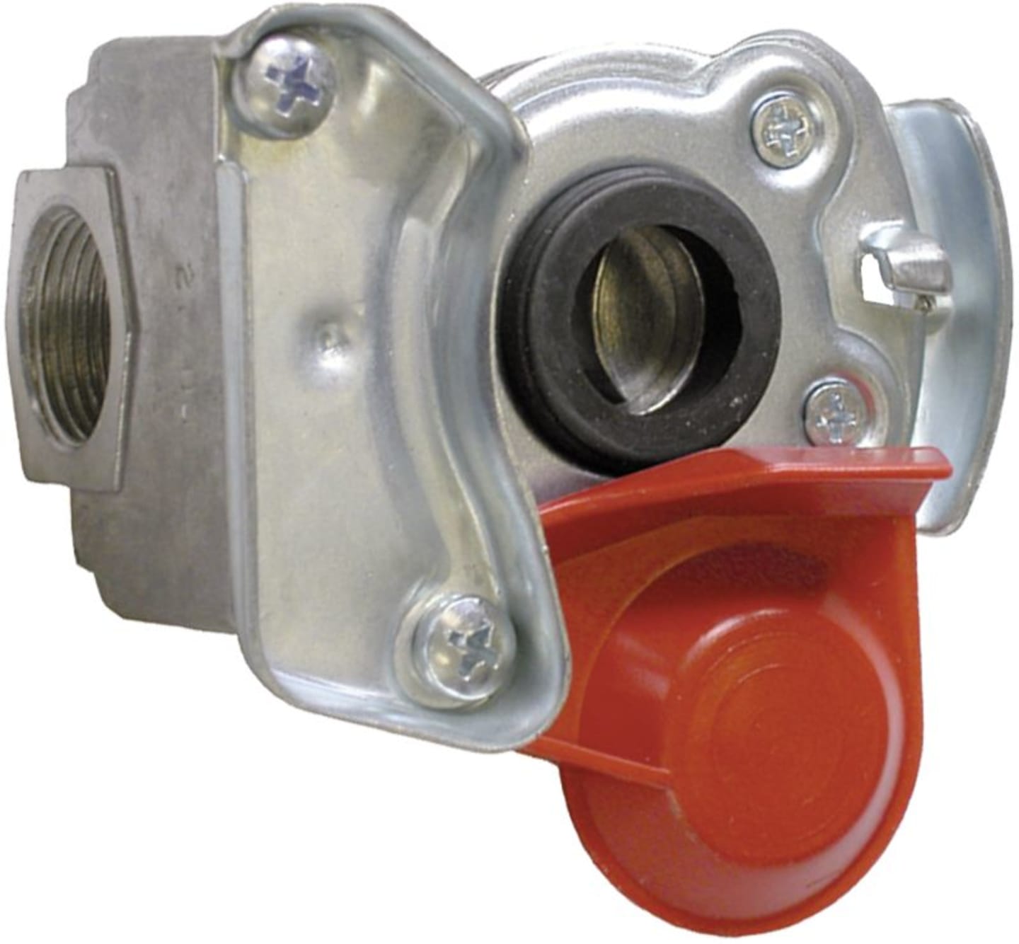 Kupplungskopf rot, für Zugfahrzeug, 2-Kreis-Anlage, Vorrat, 2 x M 16 x1,5 IG