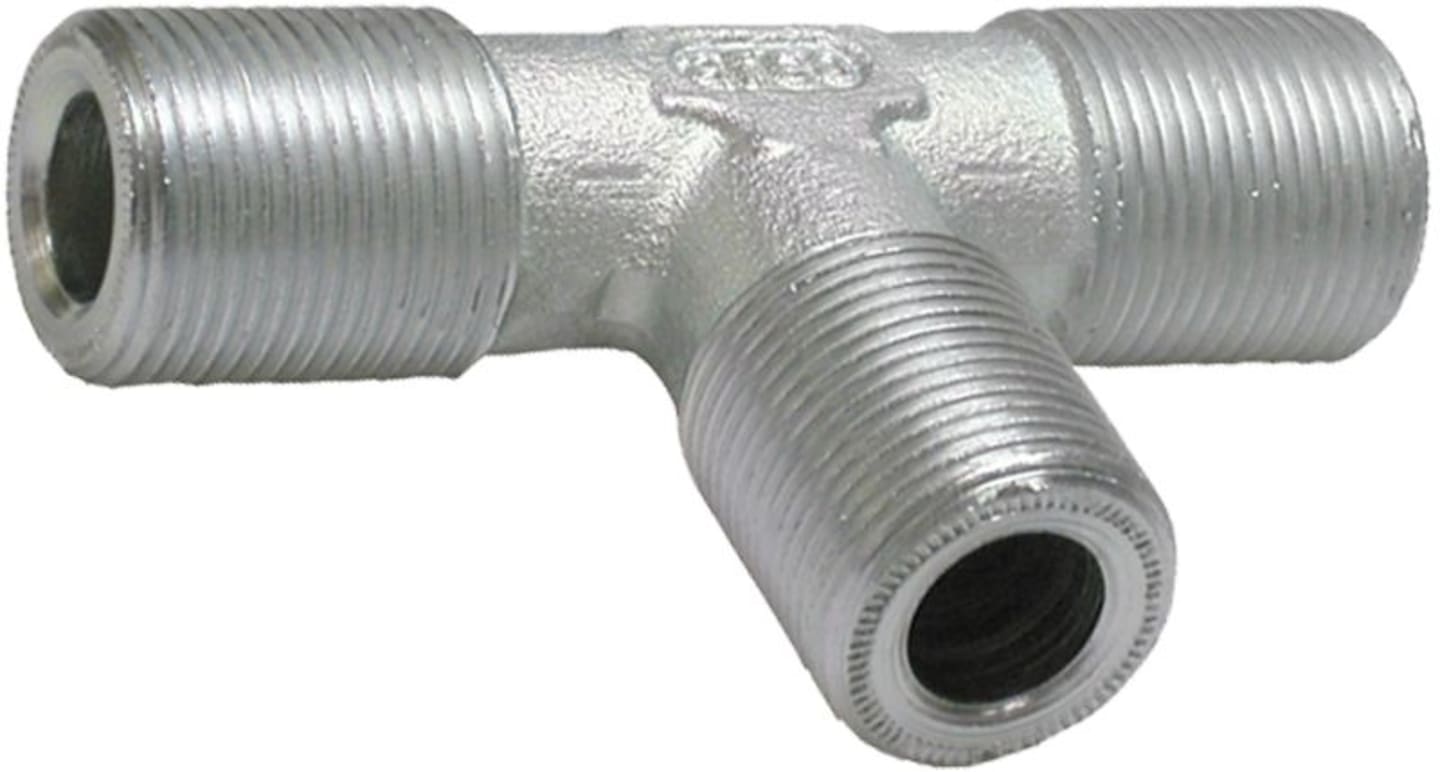 T-Einschraubverschraubung "TA-FI-15KL", DIN 74302, M 22 x 1,5 AG, Druckluft, metrisch, Form B