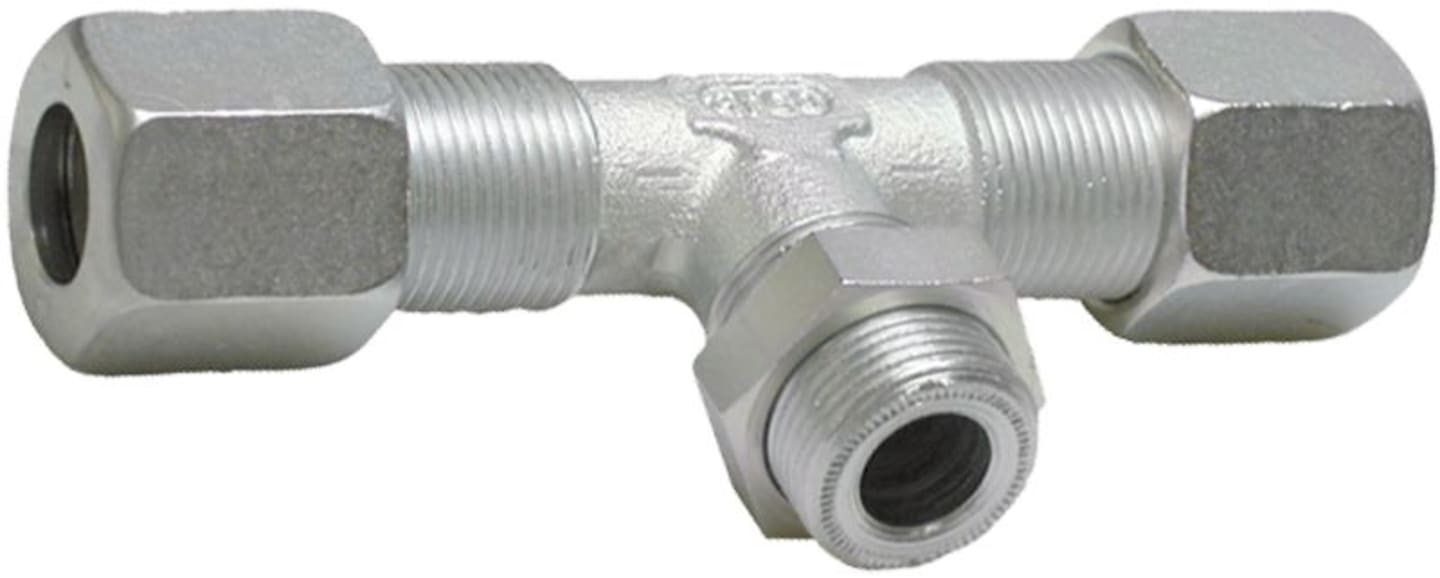 T-Verschraubung "T-FI-15", Druckluft, metrisch, Form B, M 22 x 1,5 AG
