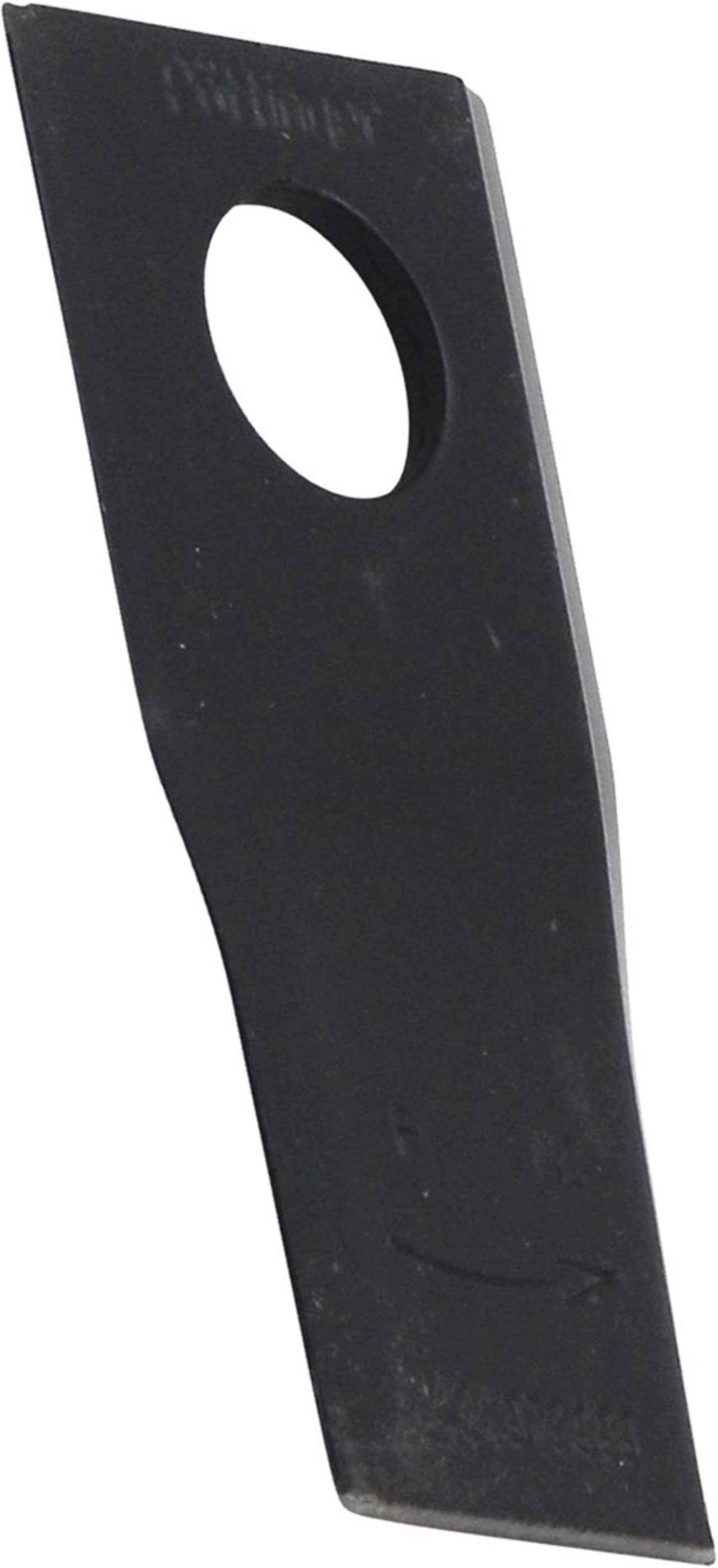 Pöttinger Kreiselmäherklinge "Durastar" 100 x 49 x 4 mm links/rechts, gedreht, für Mähwerk Multicat, Novaalpin, Novacat, Novadisc – bis Bj. 07