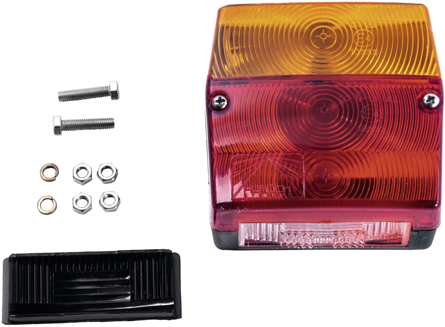 Aspöck® Schlussleuchte "Minipoint" links/rechts, Schluss-, Brems-, Blink-, mit/ohne Kennzeichenlicht, 23-0300-037