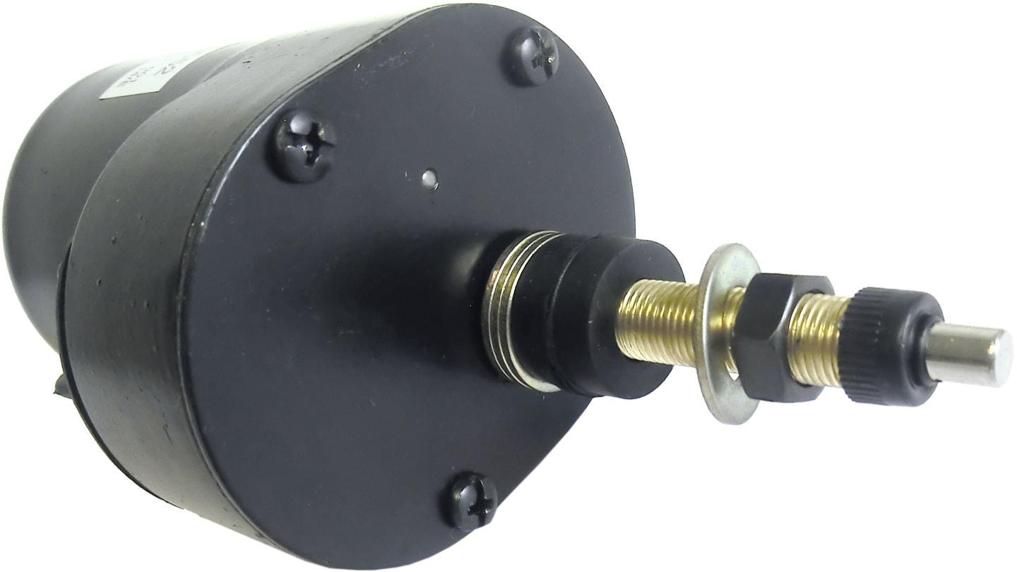 Scheibenwischermotor 12 V Wischwinkel 135 °, leichte Bauart, Ø Welle 6 mm x M 6 AG für Fritzmeier