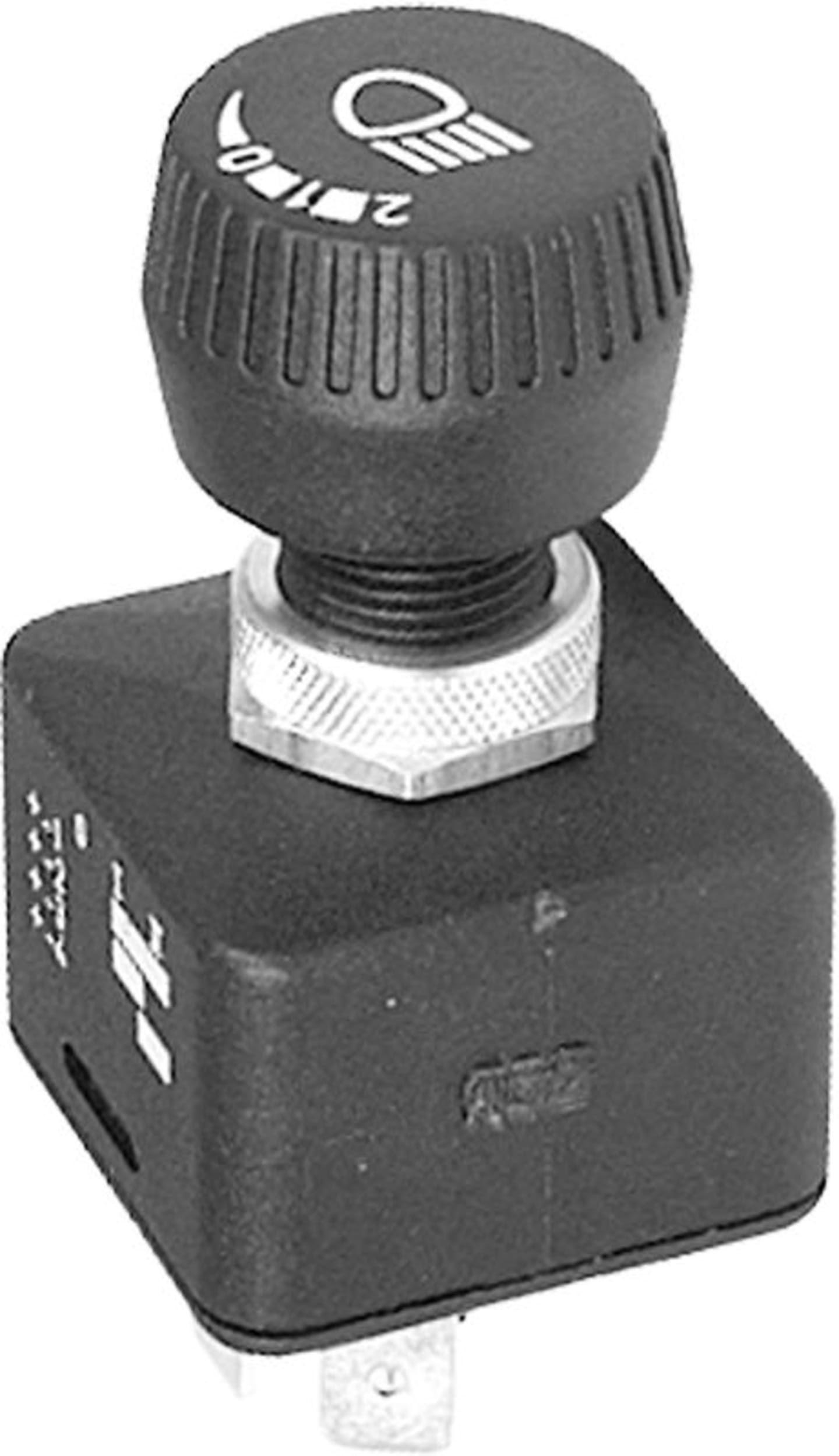 Herth + Buss Hauptlichtschalter 12 V 29 A; 24 V 14,5 A, Drehbetätigung, Flachstecker, 70 525 152