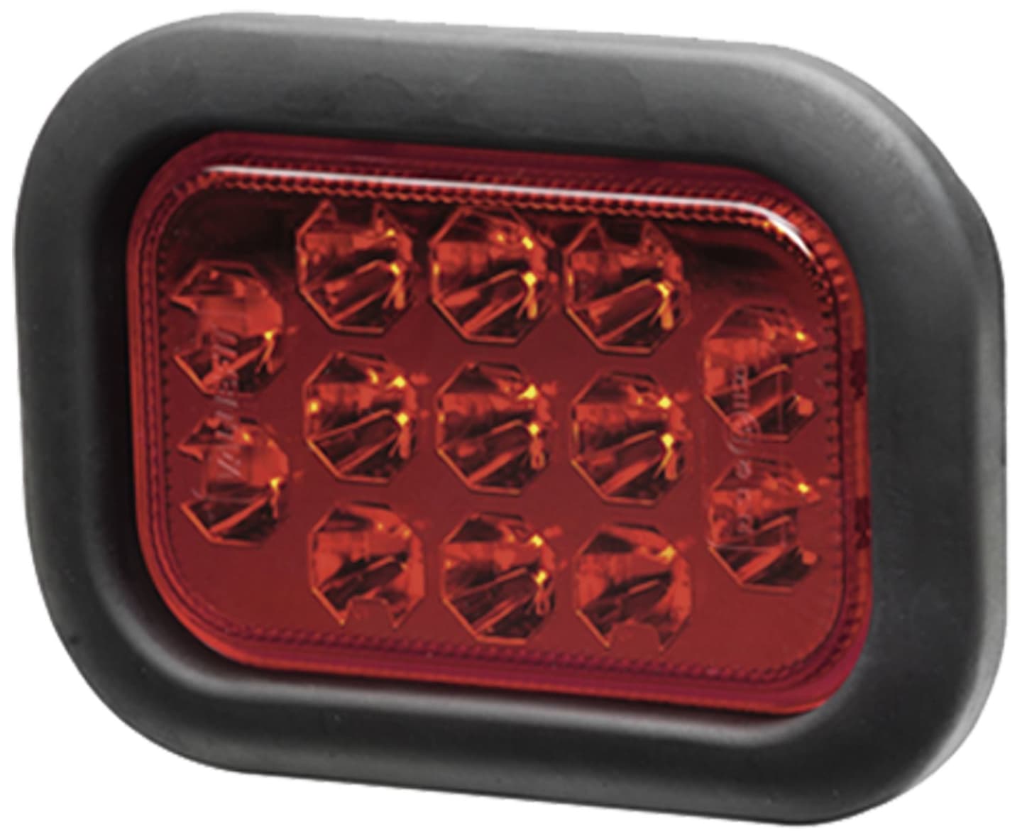 Hella® LED-Schlussleuchte links/rechts 12 – 24 V DC, 164 x 117 x 35 mm, Schluss-, Bremslicht, 2SB 357 025-001