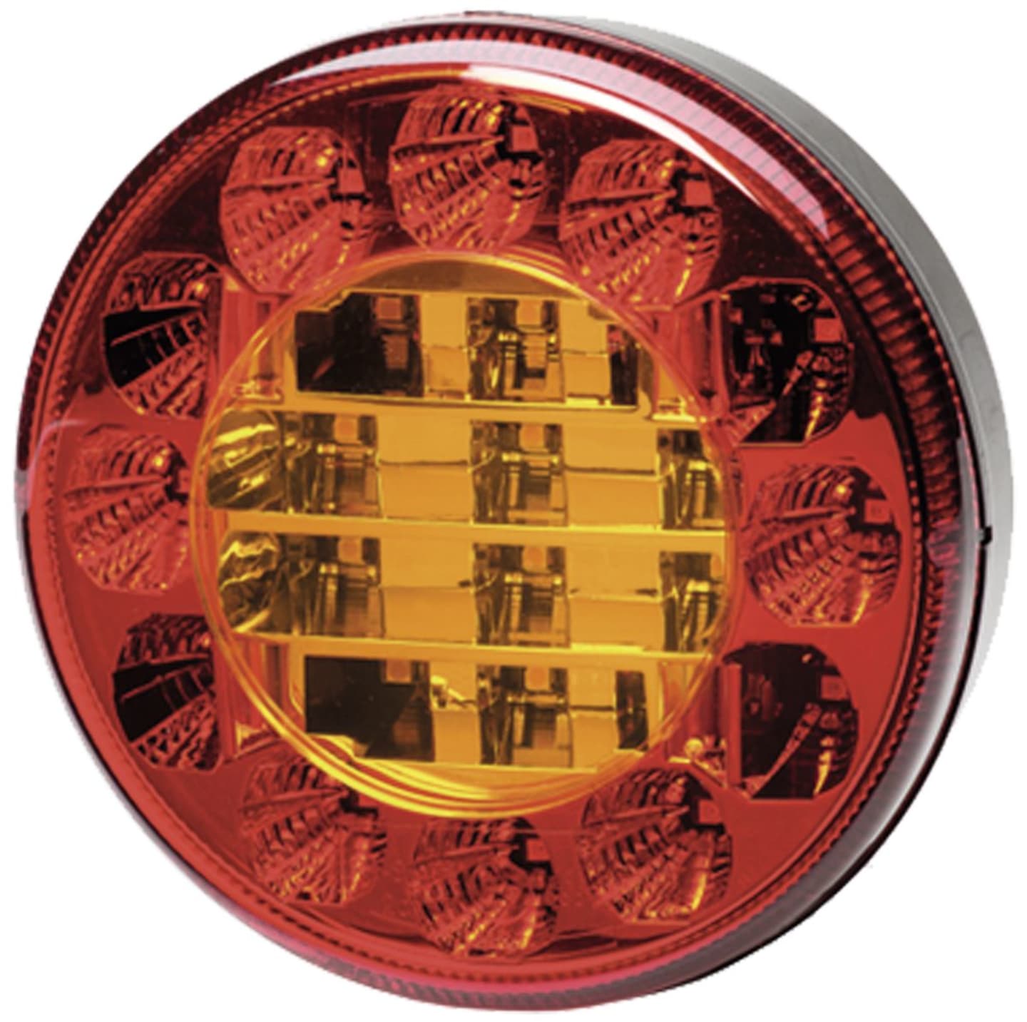 Hella® LED-Schlussleuchte links/rechts 10 – 30 V DC, 122 mm, Schluss-, Brems-, Blinklicht, 2SD 357 027-001