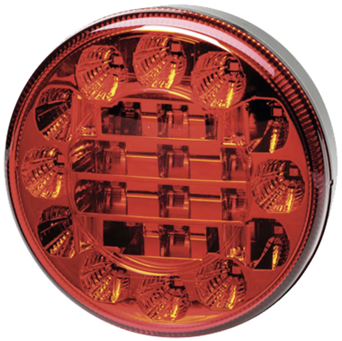 Hella® LED-Nebelschlussleuchte rund, rot, Ø außen 122 mm, 10 – 30 V DC, E9 1184, 2NE 357 027-031