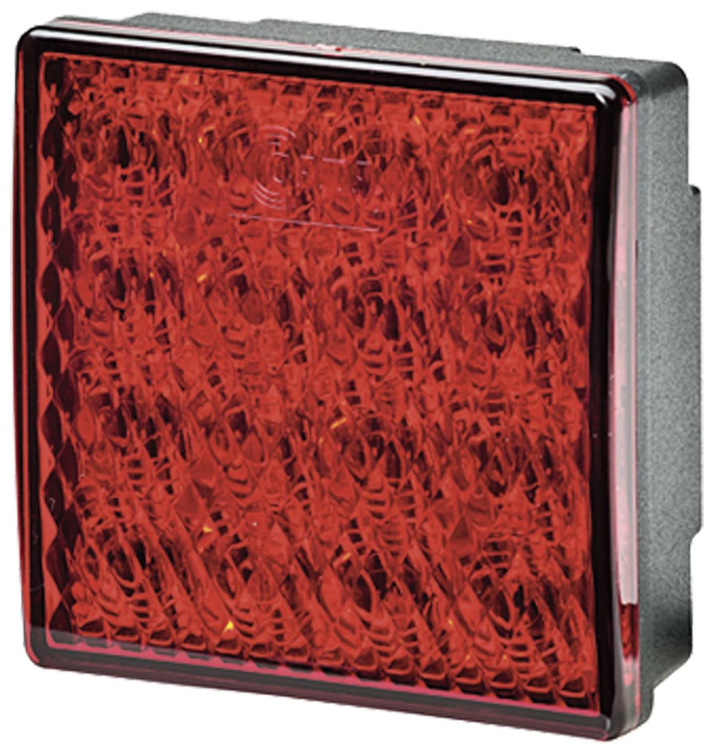 Hella® LED-Nebelschlussleuchte quadratisch, rot, 80 x 80 x 33,7 mm, E4 4143