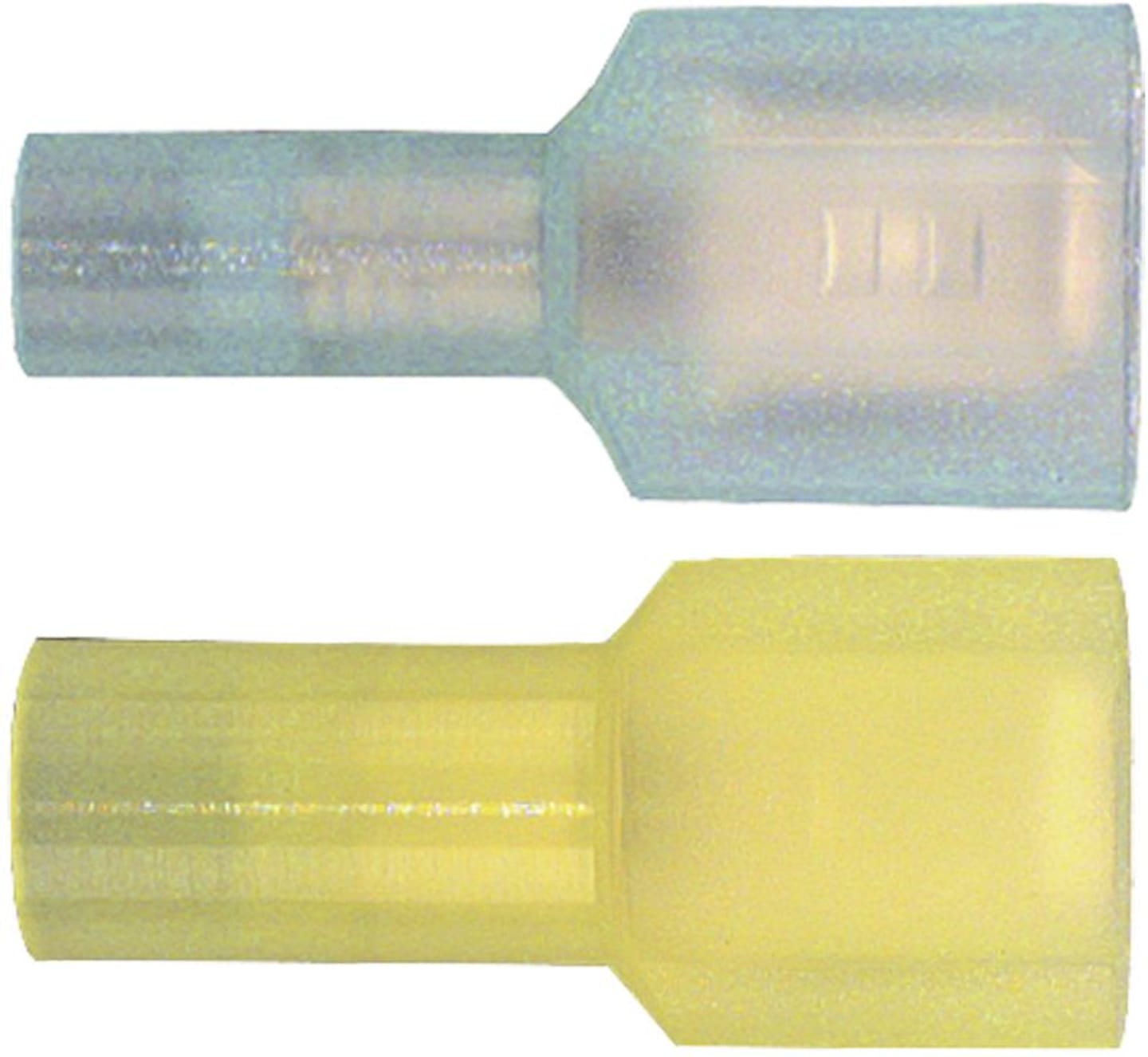 Herth + Buss Flachstecker 6,3 x 0,8 mm Messing; Nylon isoliert