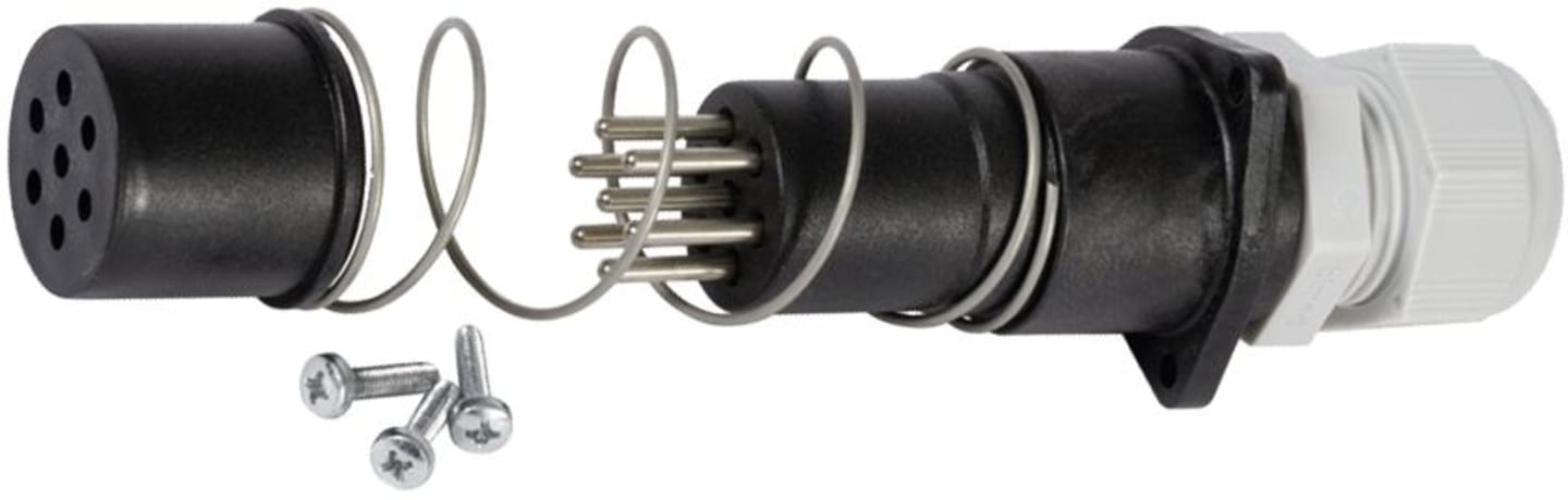 Faster® Elektroeinsatz für 7-polige Muffe "MST", MST-E08/7M