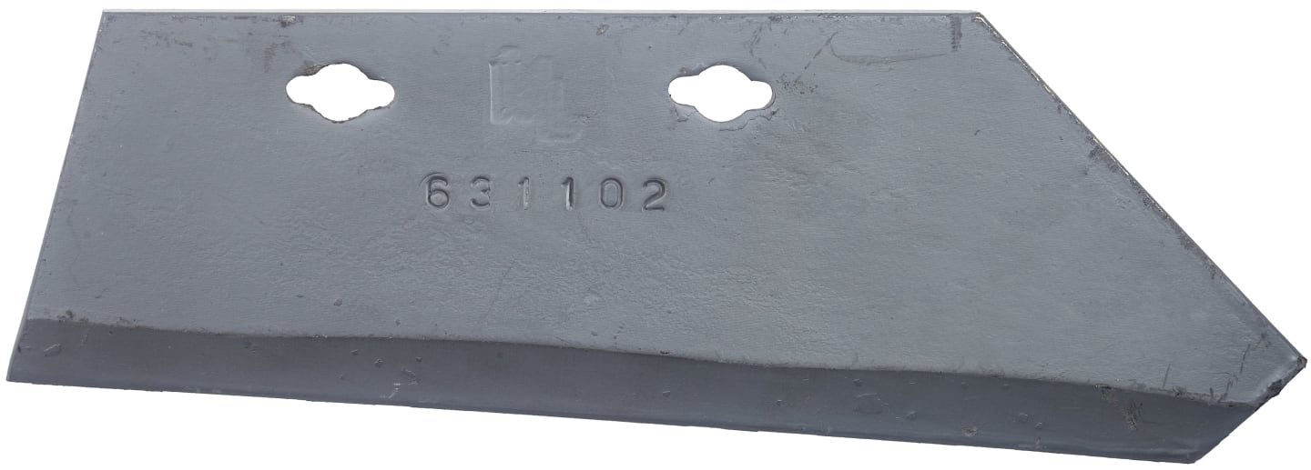 Düngereinlegerschar links/rechts, geschnittene Ware, 631102/631103 für Pflug Huard/Kuhn