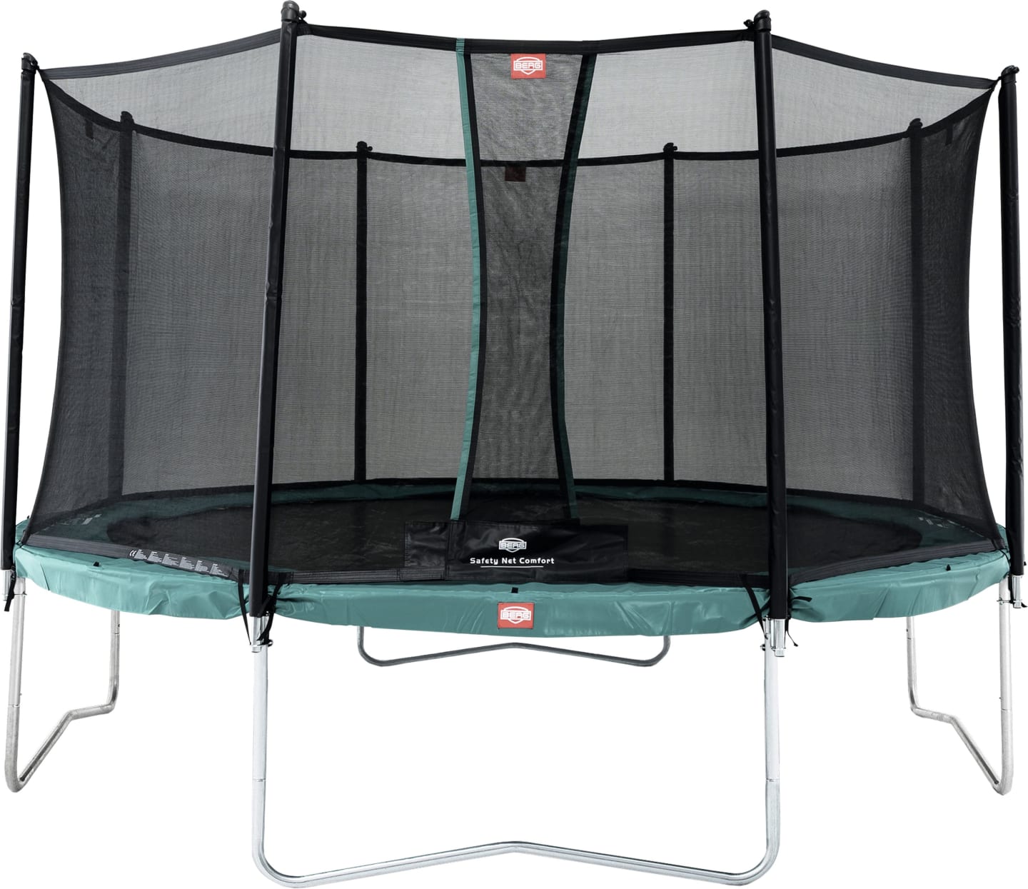 Berg Trampolion "Favorit" mit Sicherheitsnetz "Comfort"