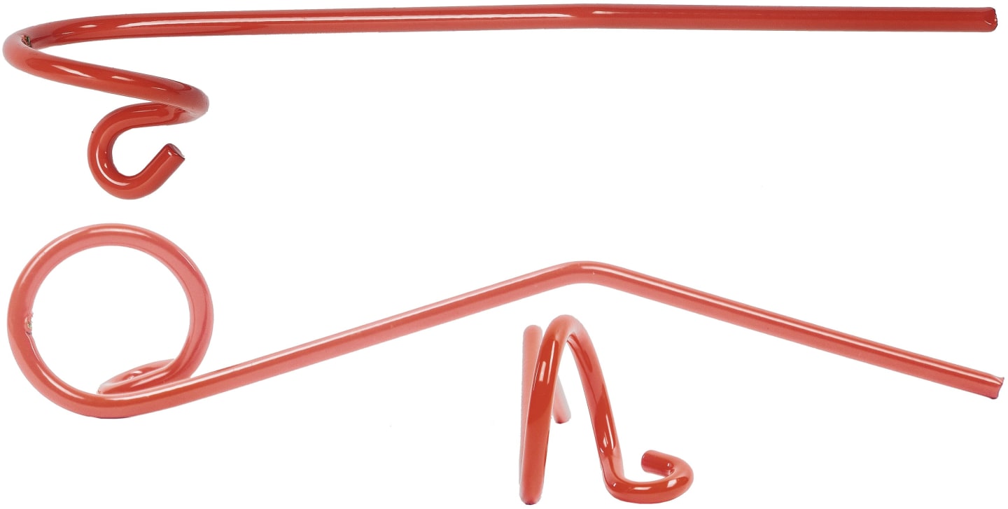 Haspelzinken 205 x 5,5 mm, gebogen für Mähdrescher Claas Commandor CS, Dominator, Mega, Medion