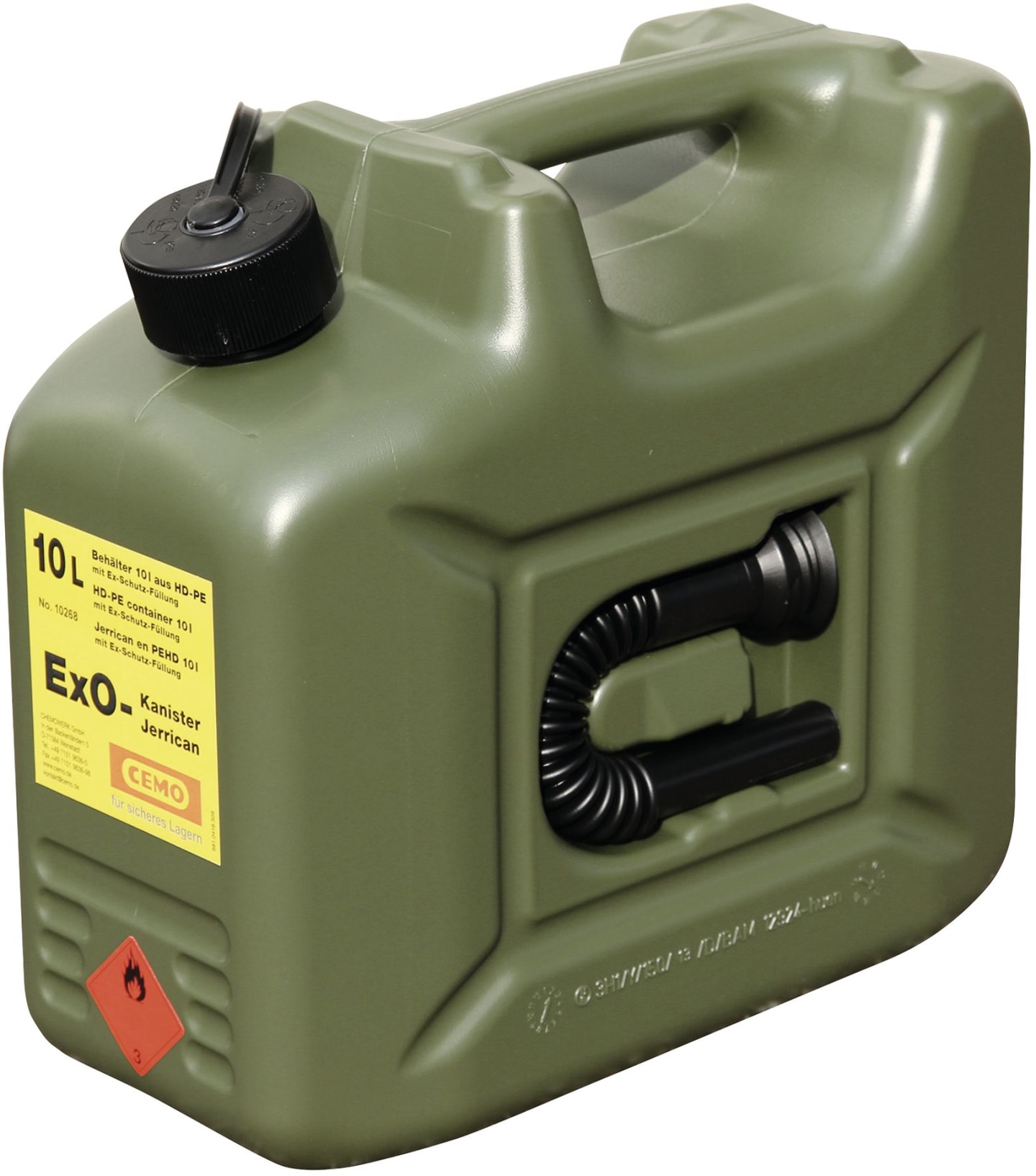 Cemo Benzinkanister "Ex0" 10 l mit ADR-Zulassung, 10268