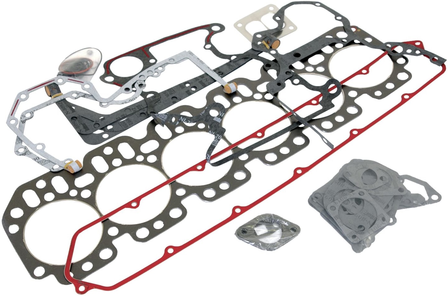 Motordichtsatz für 6-Zylinder-Motor 6.059D; 6.059T; 6.359D; 6.359T, John Deere Traktor, Mädrescher