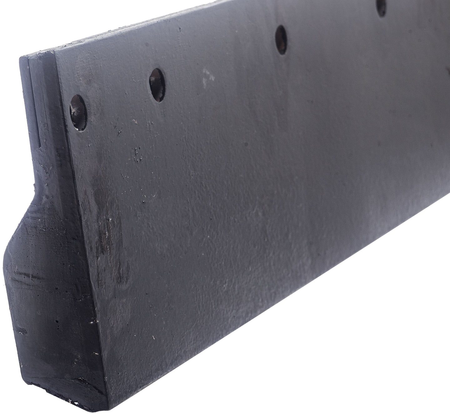 Schürfleistensatz für Beilhack PEV 260, 3.000 x 190 mm, Stärke 36 mm, Stahl; Gummi; Stahl