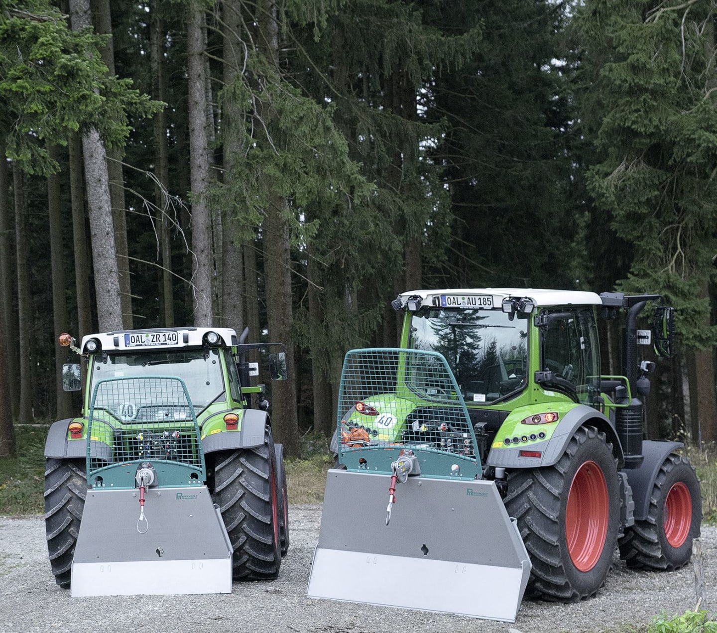Pfanzelt Forstseilwinde "S-line S160" Zugkraft unterste Seillage 60 kN
