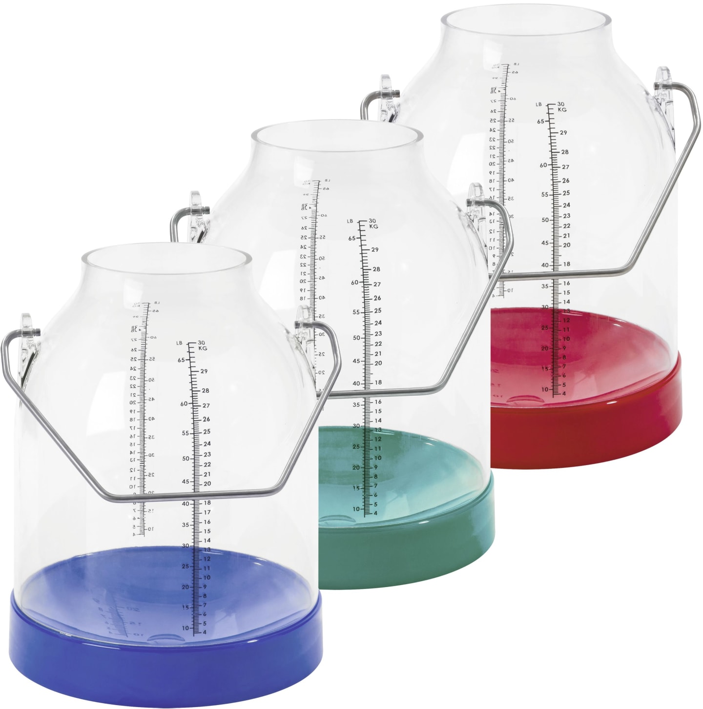 KERBL Melkeimer 30 l transparent, Polykarbonat (lebensmittelecht)