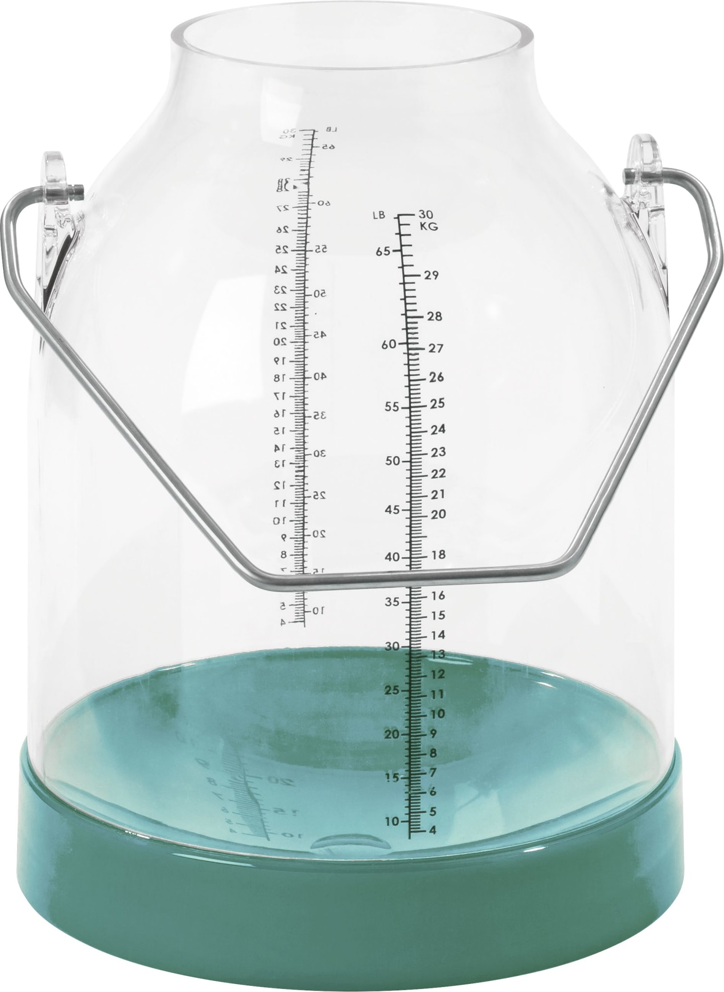 KERBL Melkeimer 30 l transparent; grün Polykarbonat (lebensmittelecht), 151052