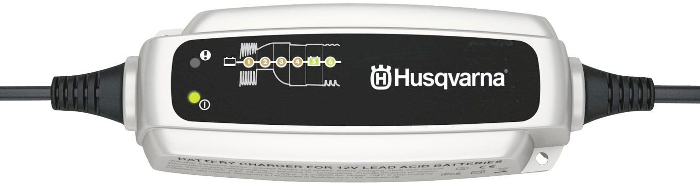 Husqvarna® Batterieladegerät "BC 0.8" für 12 V-Batterien, 5794501-01