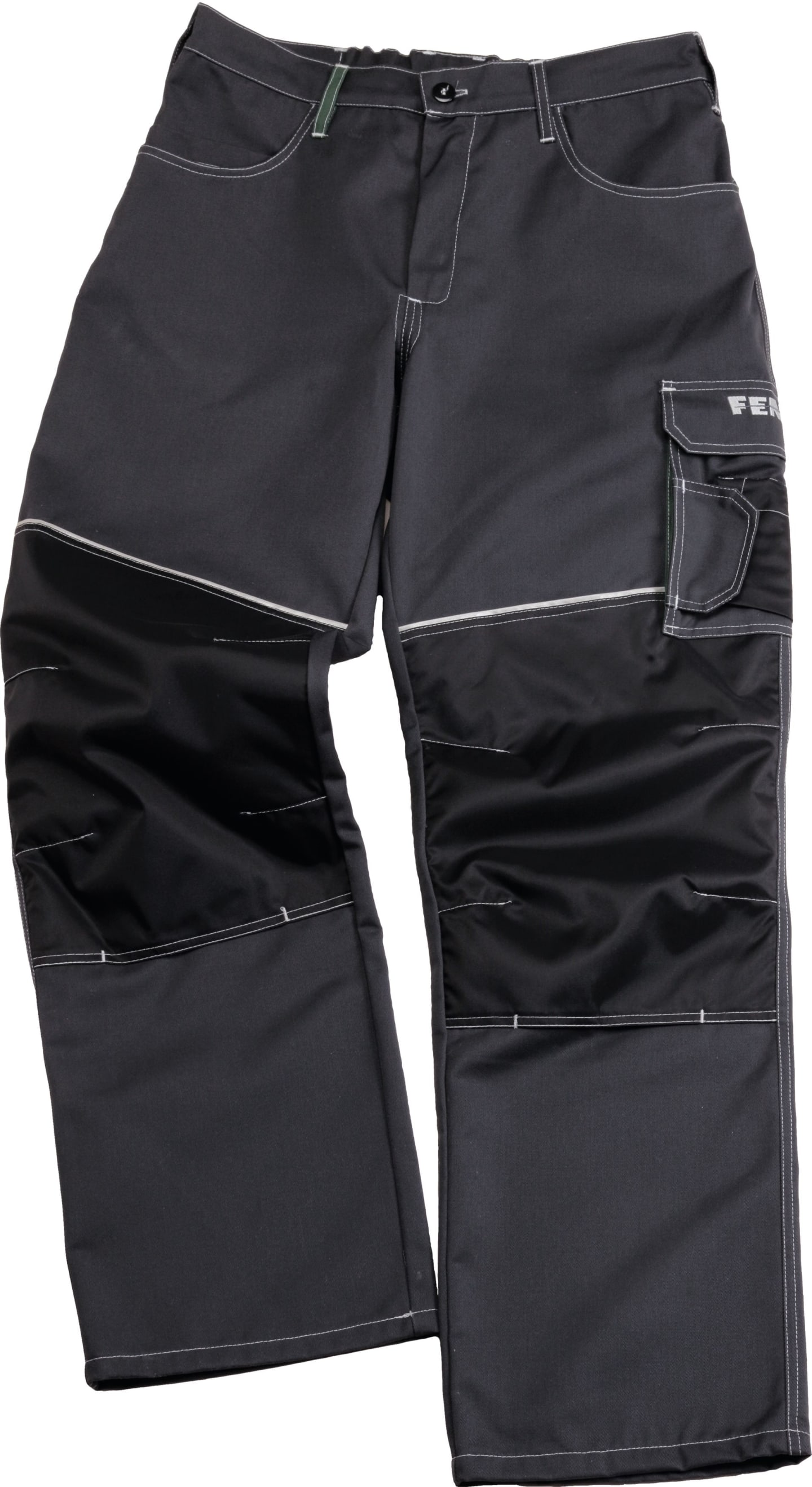 Fendt Arbeitshose Herren "Profi", Gr. 46, blassgrau; grün; nachtgrau, X991015054000