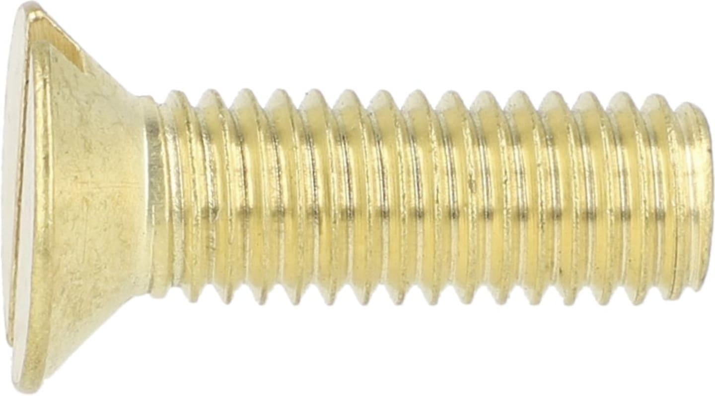 Posch® Senkkopfschraube M 8 x 25 DIN 963, Messing, N190 1091