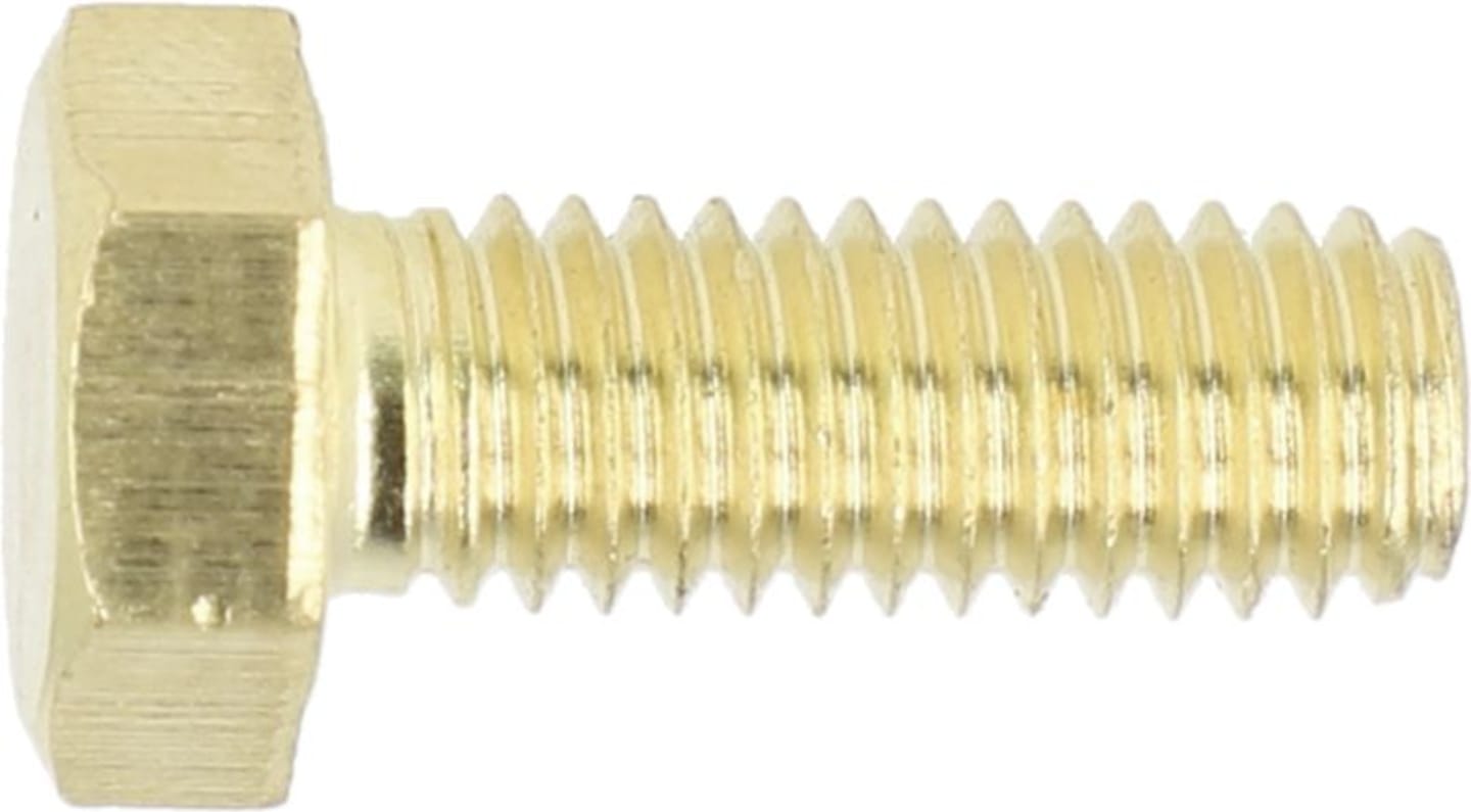Posch® Sechskantschraube DIN 933 M 6 x 16, Messing, für Kreissäge, N190 0059