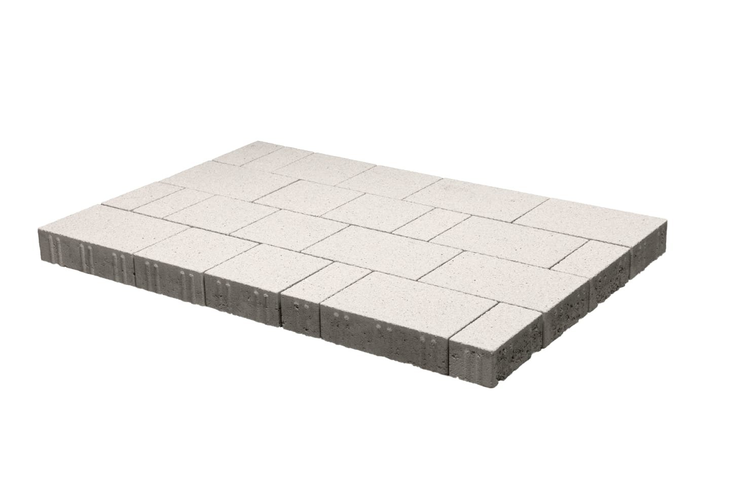 casafino Pflasterstein Converro Exklusiv, Kalkstein hell, Formatmix: 10 x 20 x 8 cm, 20 x 20 x 8 cm, 30 x 20 x 8
