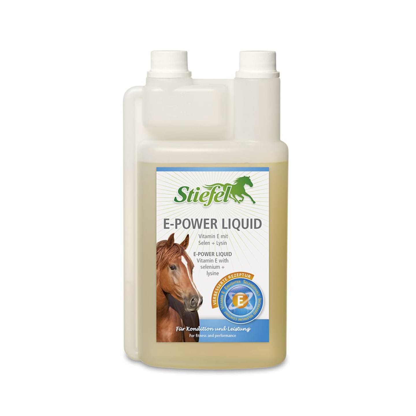 Stiefel E-Power Liquid mit Vitamin E, Selen und Zink 1 l Flasche