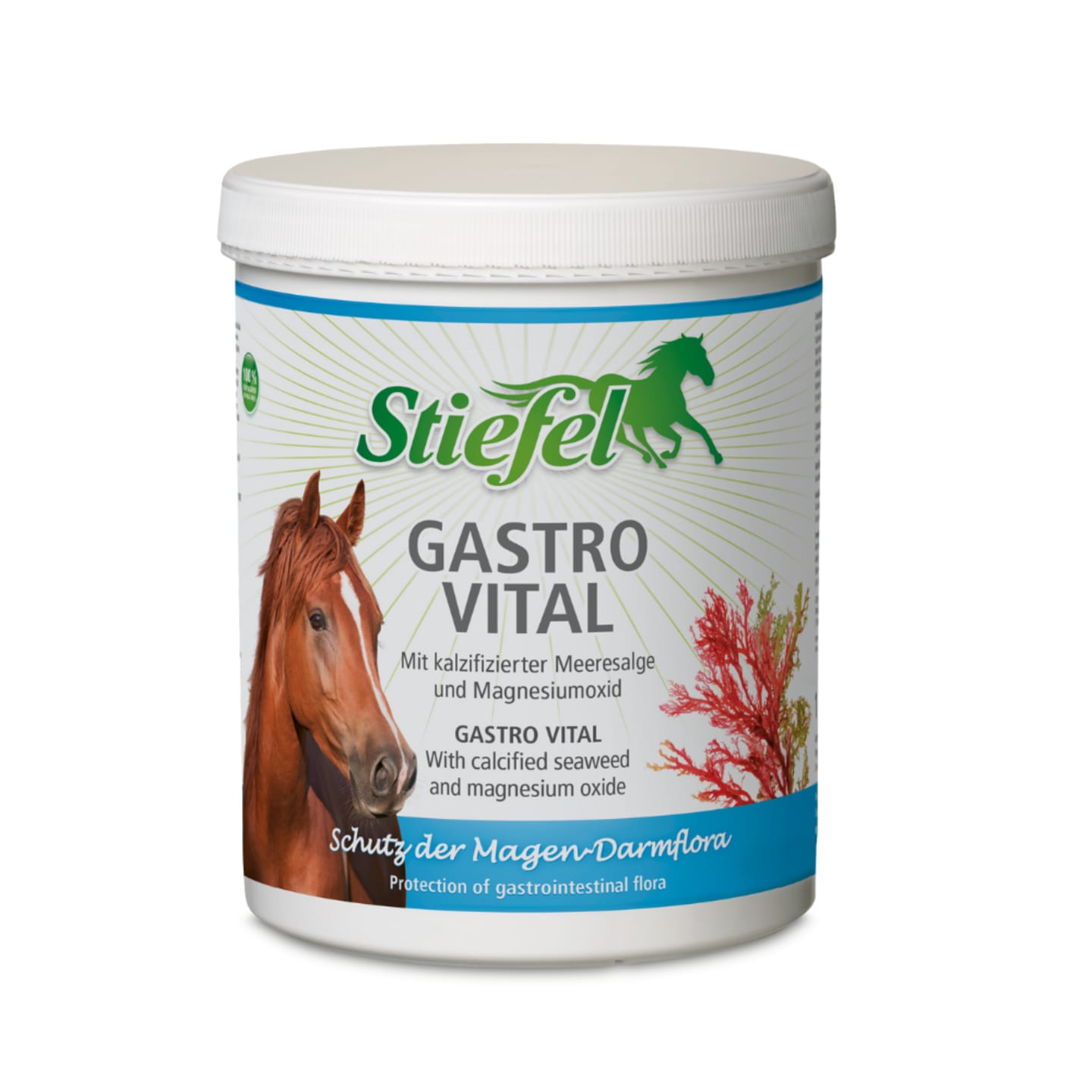 Stiefel Gastro Vital für magensensible Pferde 1 kg Dose