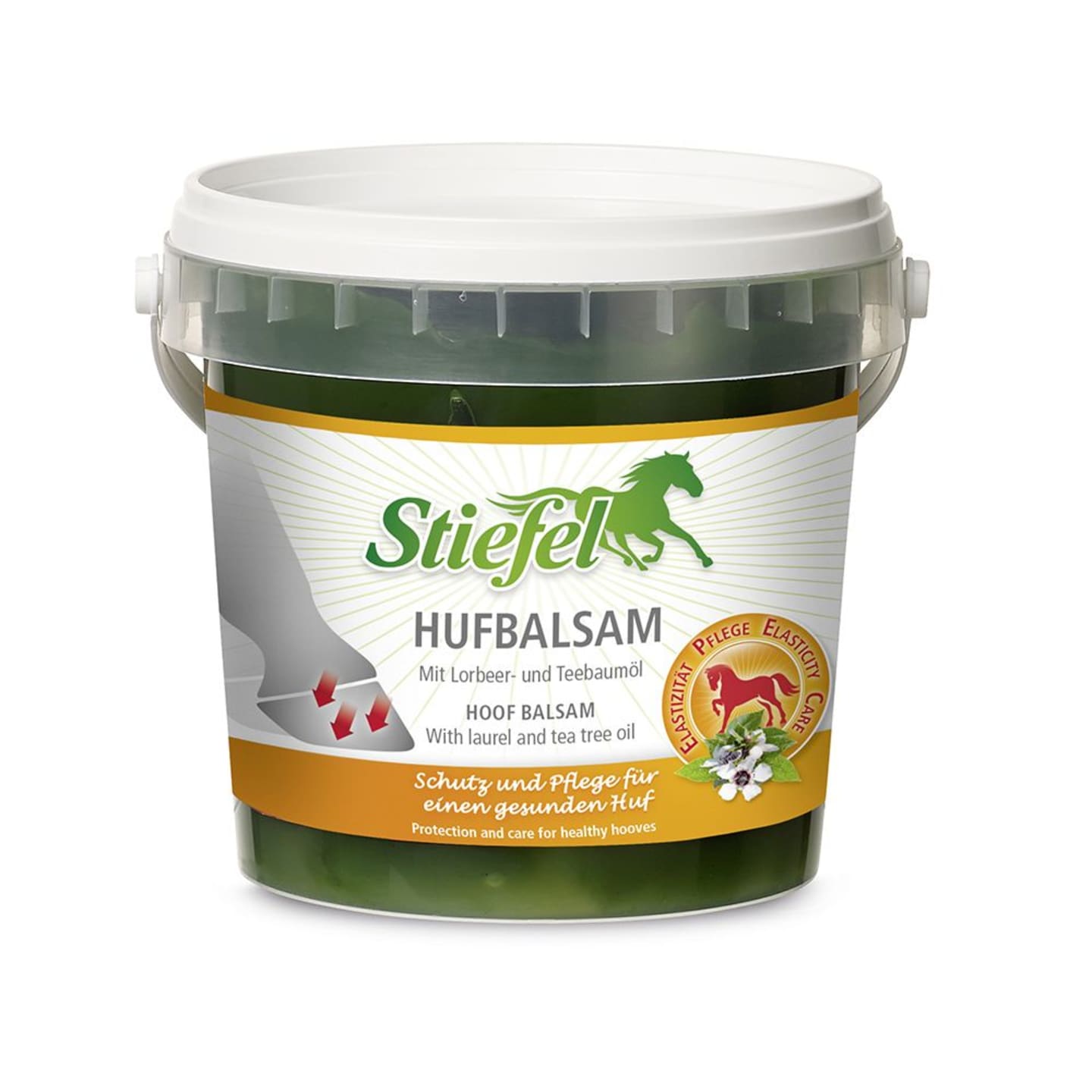 Stiefel Hufbalsam mit Wintergrünöl und Lorbeeröl 500 ml Eimer
