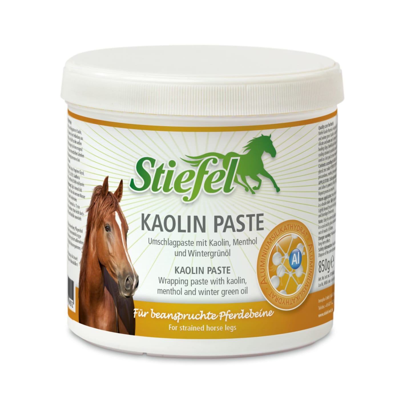 Stiefel Kaolin Paste mit Wintergrünöl 850 g Dose