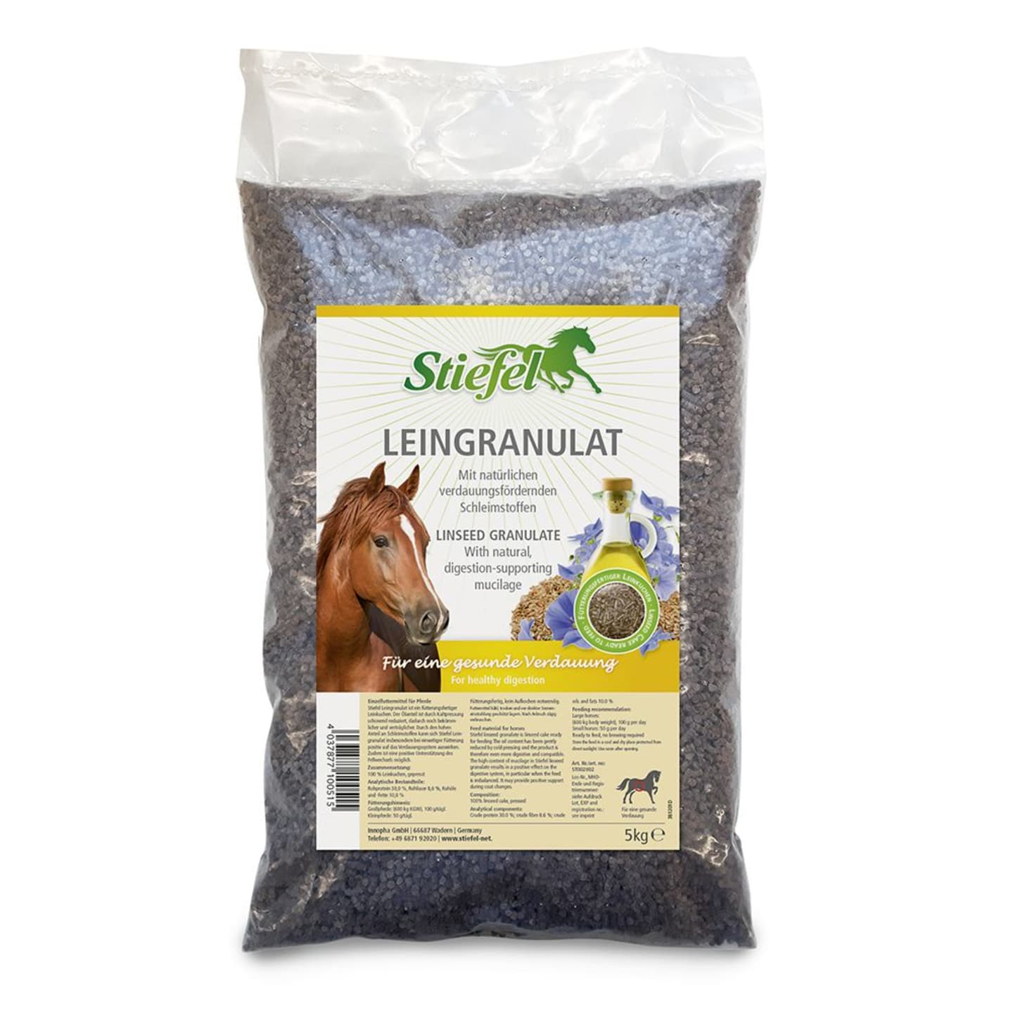 Stiefel Leingranulat energie- und proteinreich Granulat 5 kg Beutel