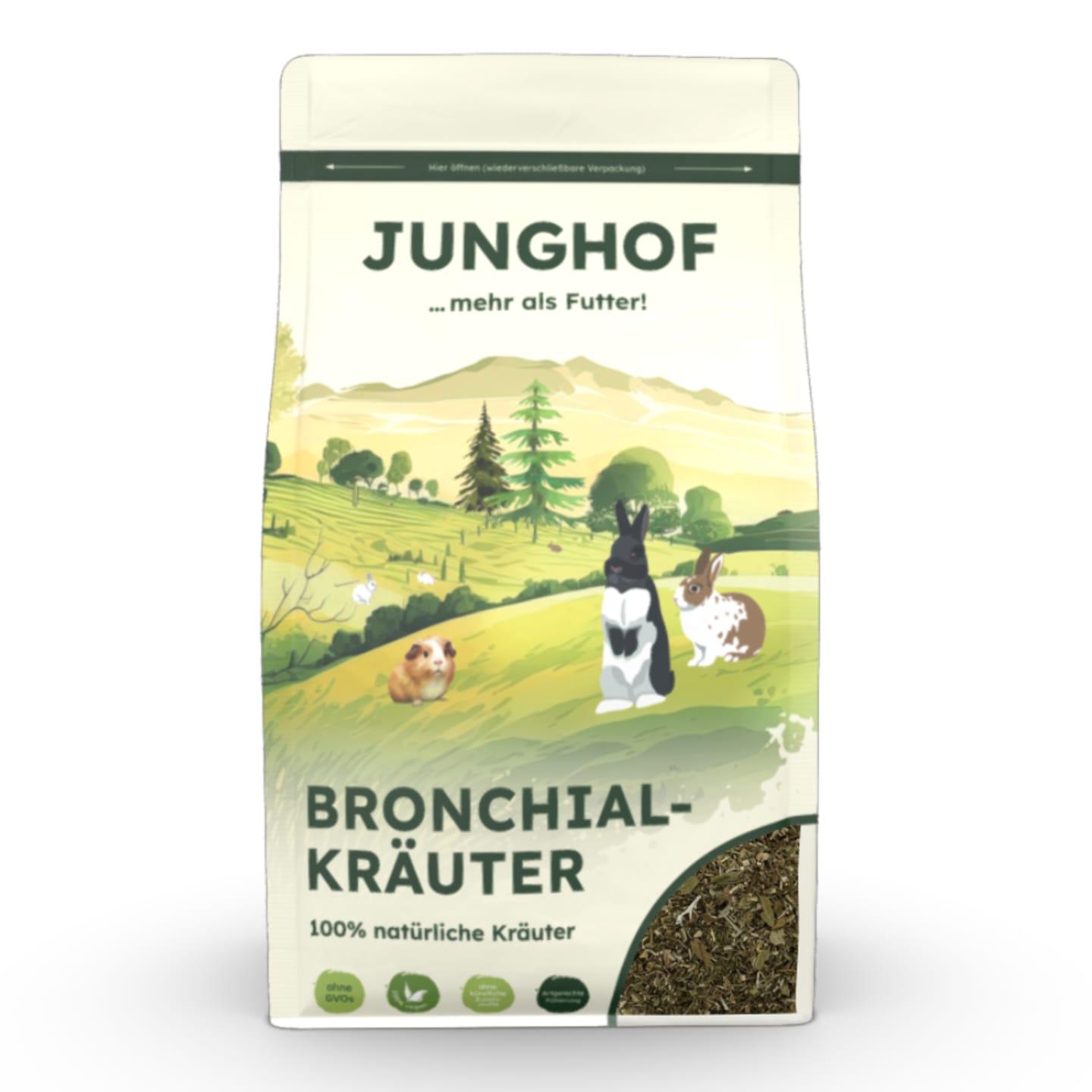 Junghof Bronchialkräuter mit Brennnesselkraut und Salbeiblättern getrocknet 200 g Beutel