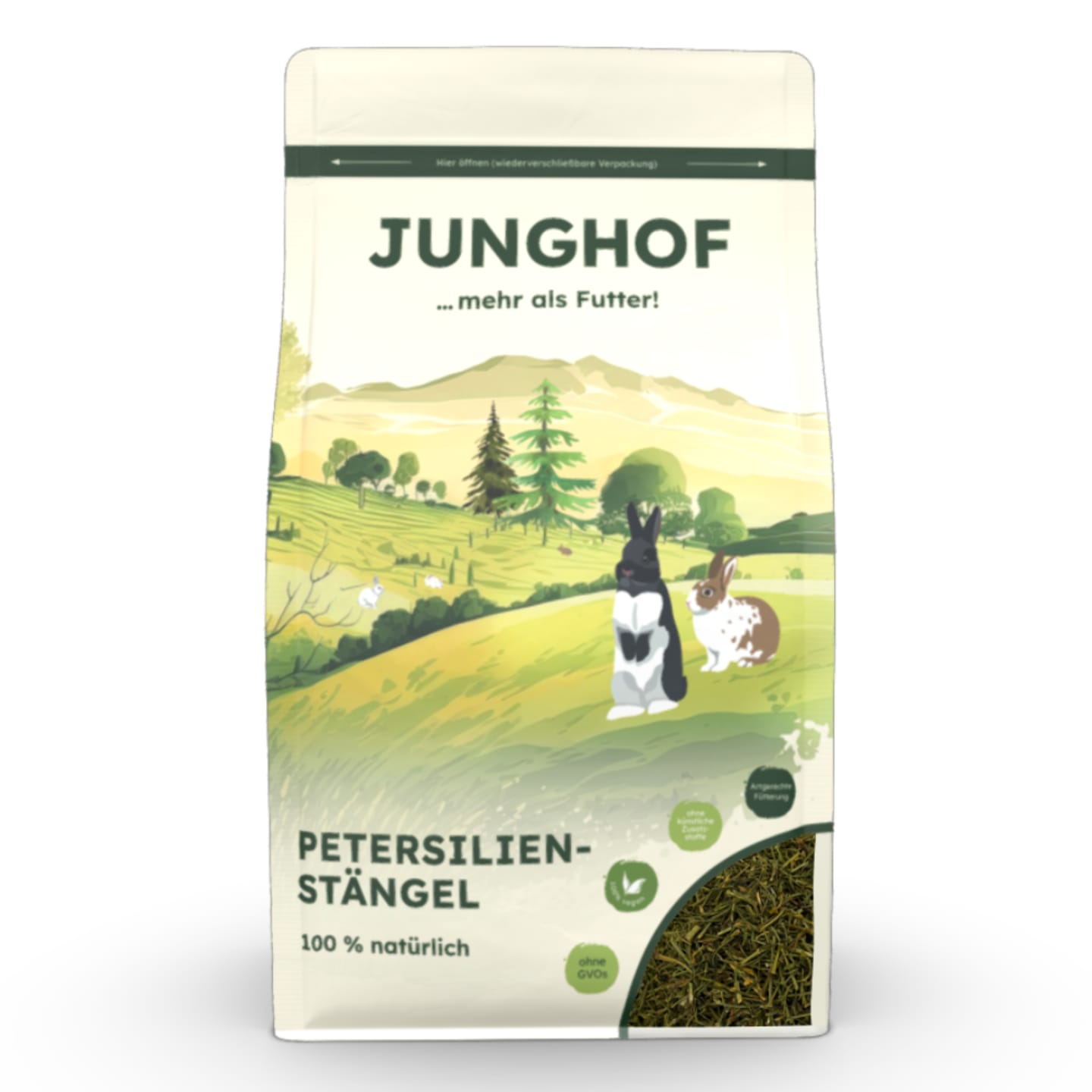Junghof Petersilienstängel ohne künstliche Zusatzstoffe getrocknet 150 g Beutel