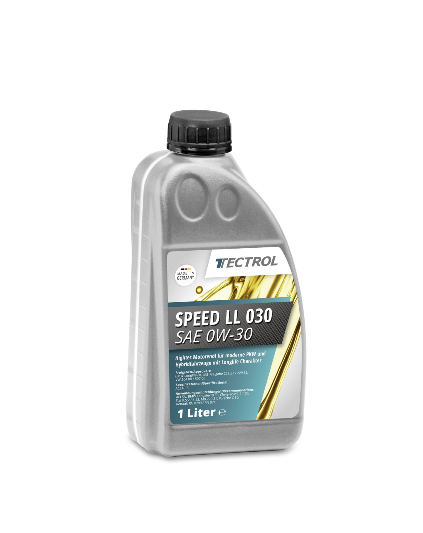 TECTROL SPEED LL 030 SAE 0W-30 Motoröl für PKW, Longlife, MB 229.51 / 229.52, VW 504 00 / 507 00