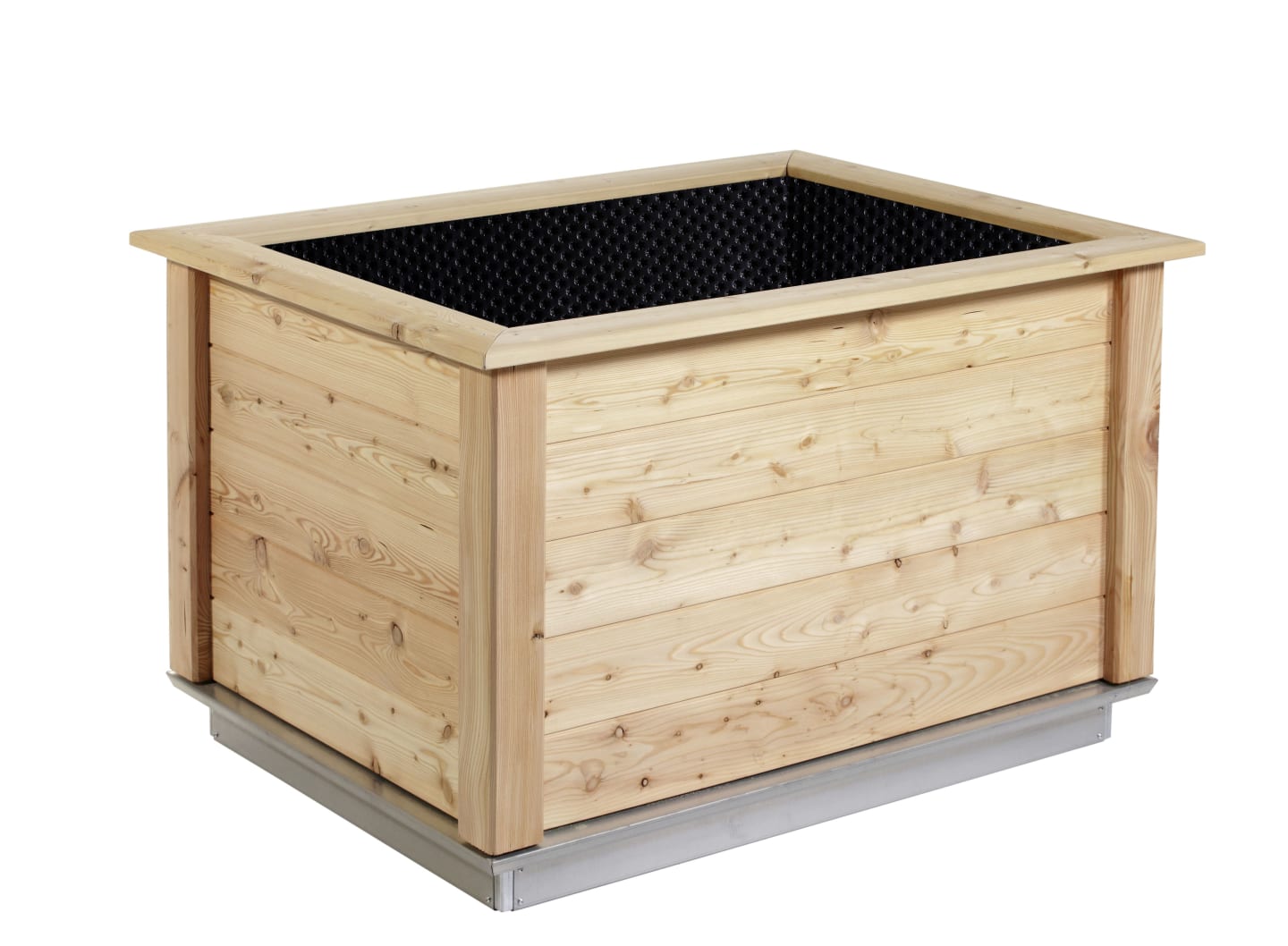 KGT Holz-Hochbeet Woody 0,99 x 1,31 x 0,79 m Typ 130 natur Füllmenge 800 l