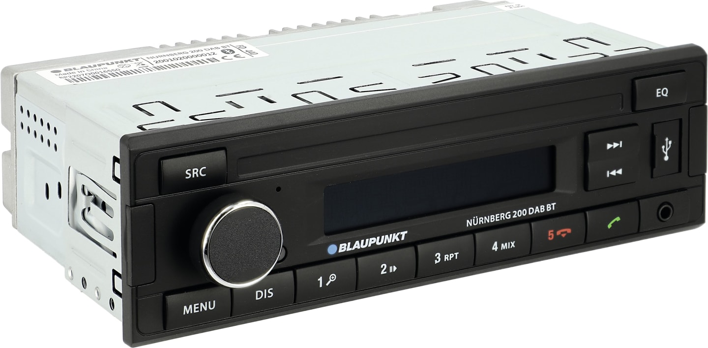 Radio "Blaupunkt Nürnberg 200 DAB BT" Bluetooth®-Freisprecheinrichtung, DAB+