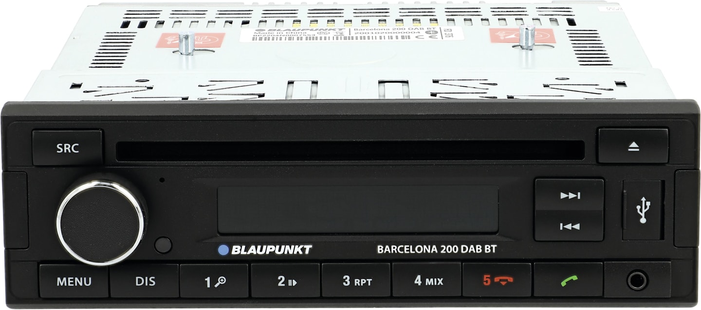 Radio "Blaupunkt Barcelona 200 DAB BT" Bluetooth®-Freisprecheinrichtung, DAB+