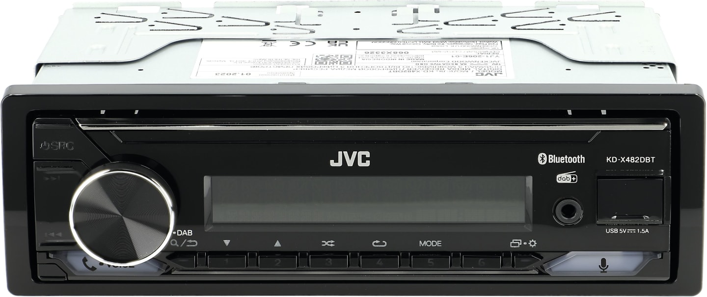 Radio "JVC KD-X482DBT" Bluetooth®-Freisprecheinrichtung, DAB+