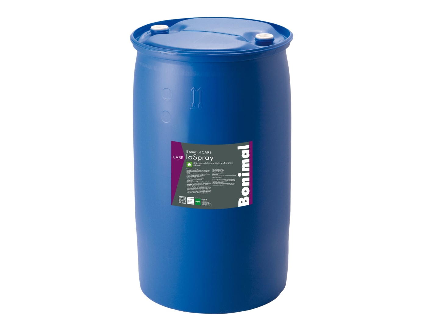 Bonimal CARE IoSpray 200 kg Fass für Melkroboter geeignetes Dippmittel mit Jod zum Sprühen