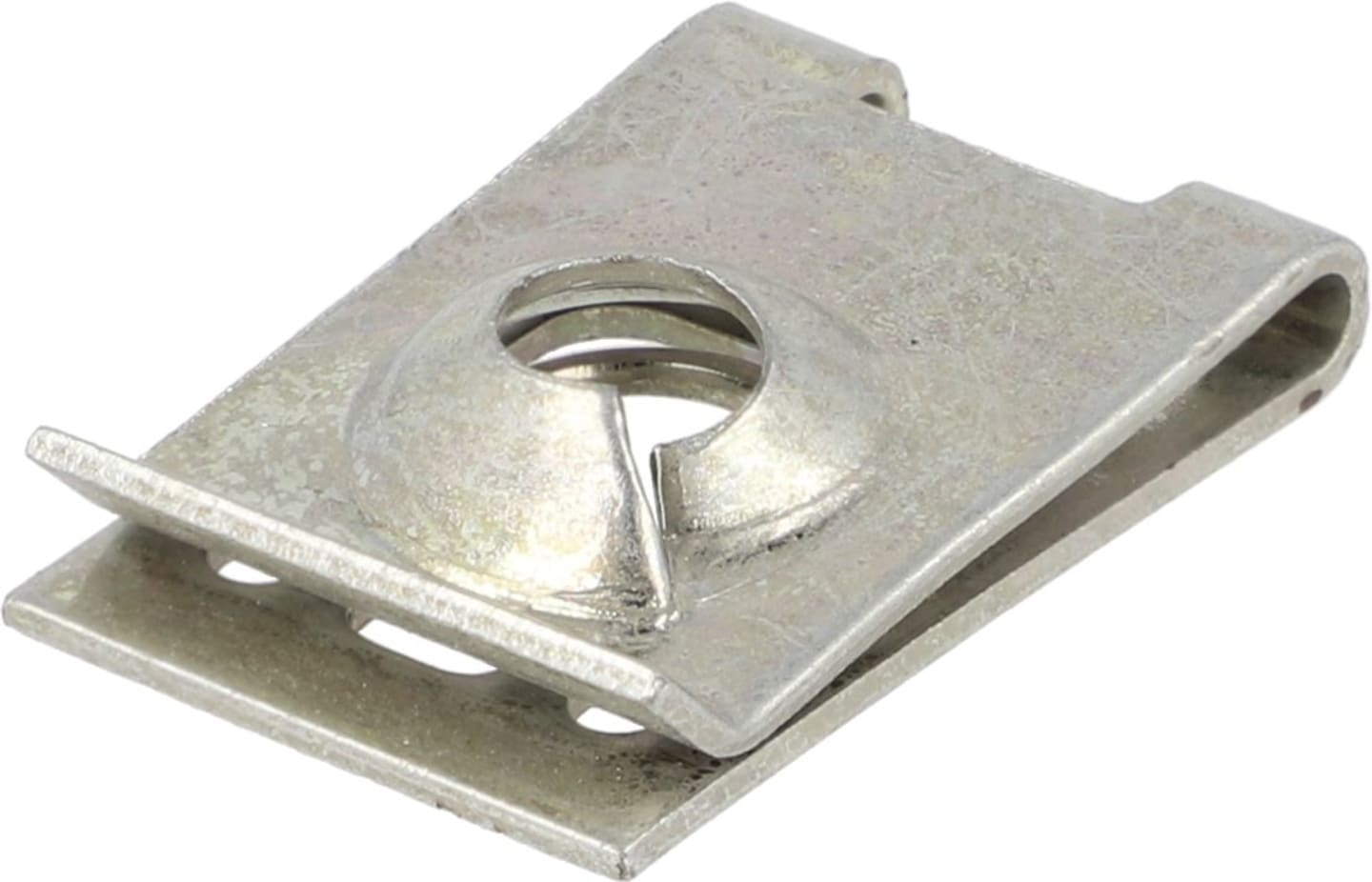 Fendt Blechmutter 6,3 mm, Stahl, verzinkt gelb (A3L), für Kompressoranbau, Ölkühler, Schutzgitter etc., X435722046000