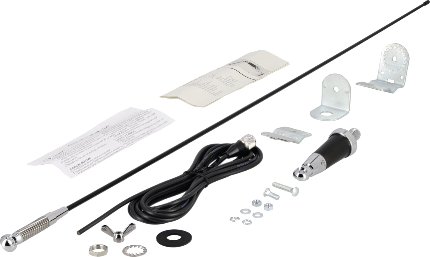 albrecht MIDLAND® Funkantenne "GL 27" Leistung max. 50 W, 1/4 Lambda, massefrei, , 6351