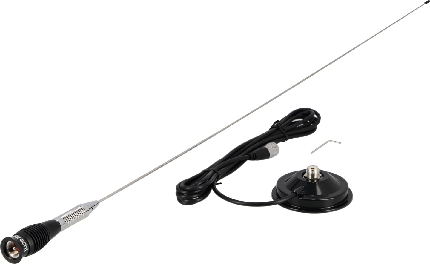 albrecht MIDLAND® Funkantenne "ML130" mit Magnethaftung, Gesamtlänge 1.150 mm, 6330