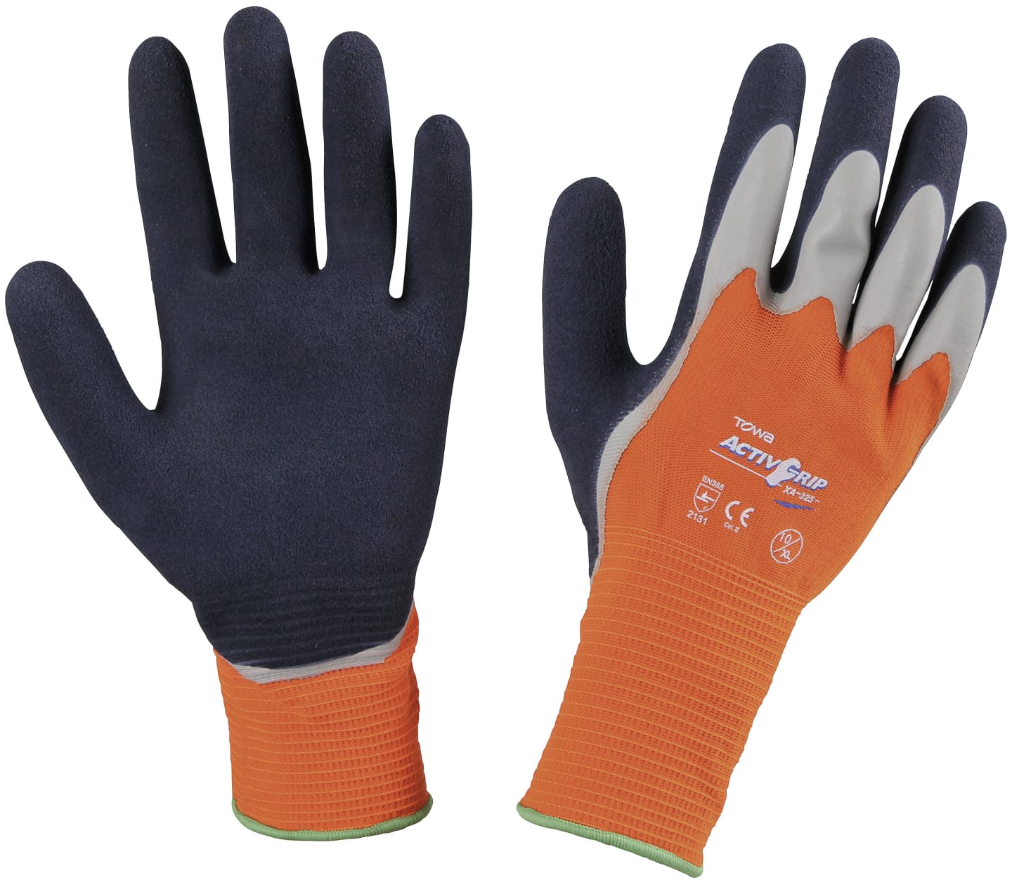 Keron Handschuhe "Activ Grip XA325" Gr. 11, Polyester-/Baumwoll-Feinstrick, latexbeschichtet, 297675