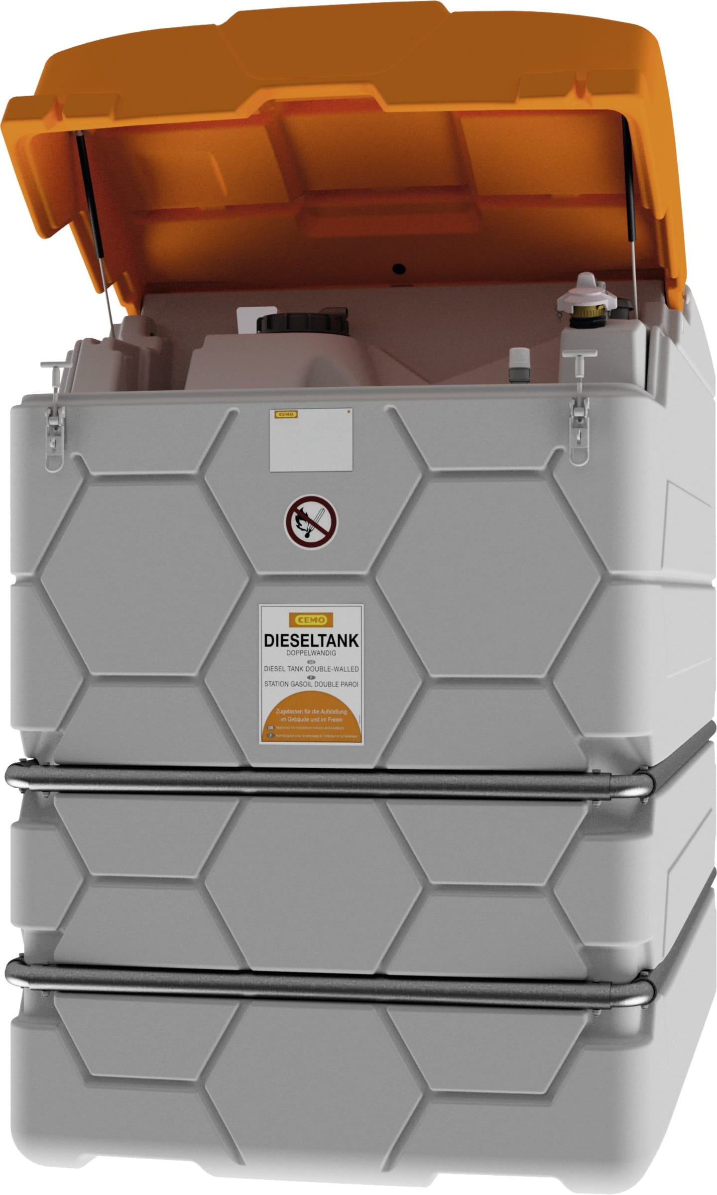Cemo Erweiterungstank "Cube Outdoor" für Diesel, für Tankanlage Cube Outdoor Basic und Premium