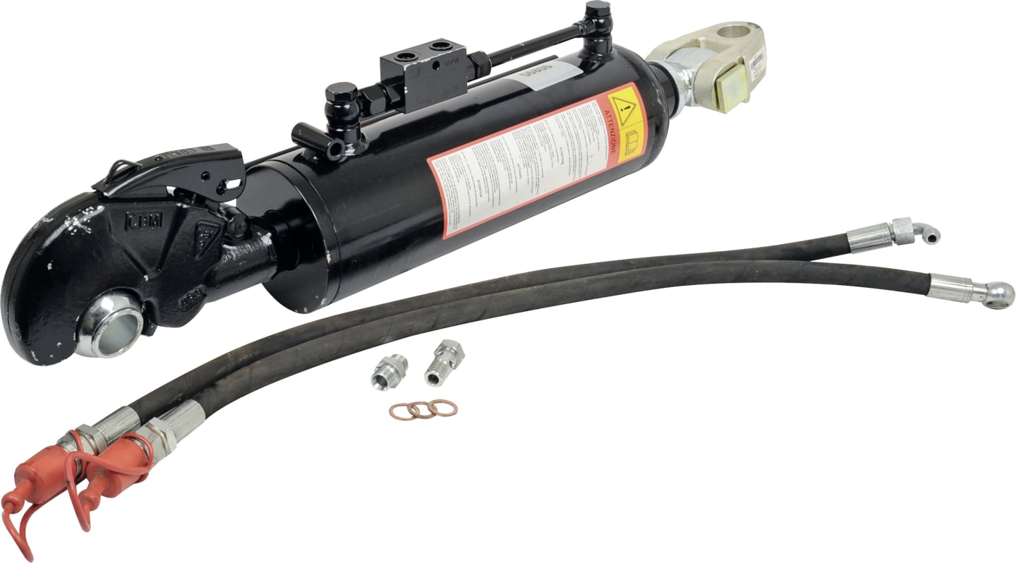 Hydraulischer Oberlenker Kat. 4/3 Länge 760 – 995 mm, mit Fanghaken und Gabelgelenk