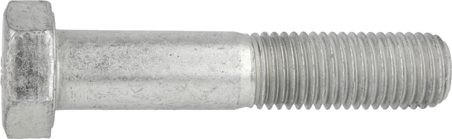 Fendt Sechskantschraube DIN 931; ISO 4014 M 20 x 100 - 8.8, mit Schaft, Stahl verzinkt gelb (A3L), X486555905000